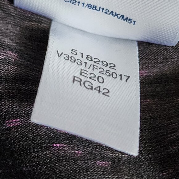 Lands End Leggings Womens Size L Large Gray Purple Cutout Detail Active Athletic - Picture 4 of 5